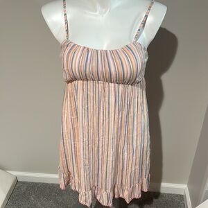 Angie brand Striped summer dress reminds‎ me of 13 going on 30 dress size M
